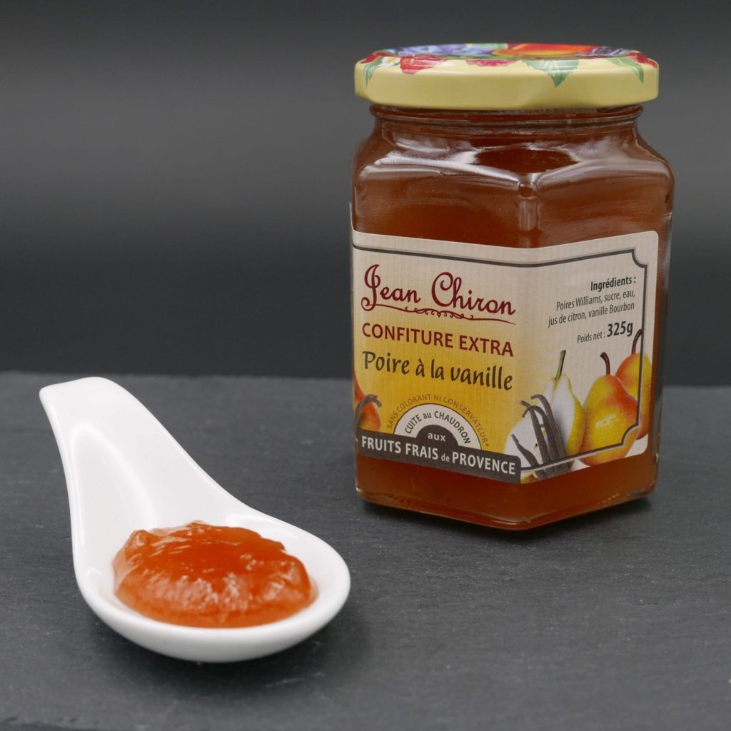 Confiture extra poire vanille Provence