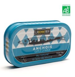 Anchois naturel à l'eau de source - La Bonne Mer