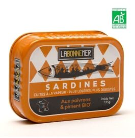 Sardines aux poivrons et au piment Bio - La Bonne Mer