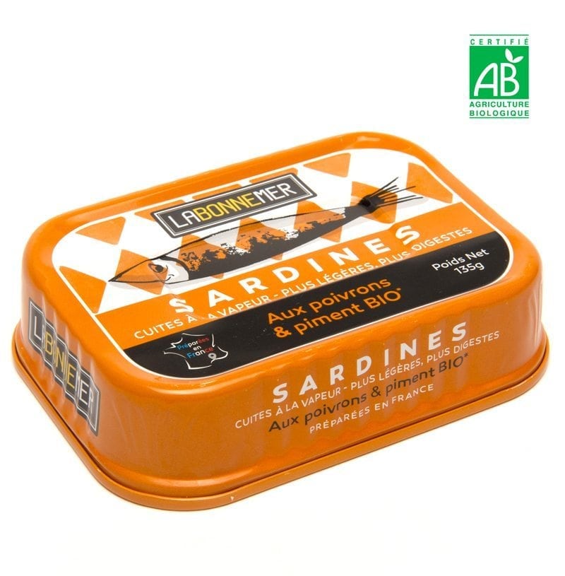 sardin økologisk chilipeber