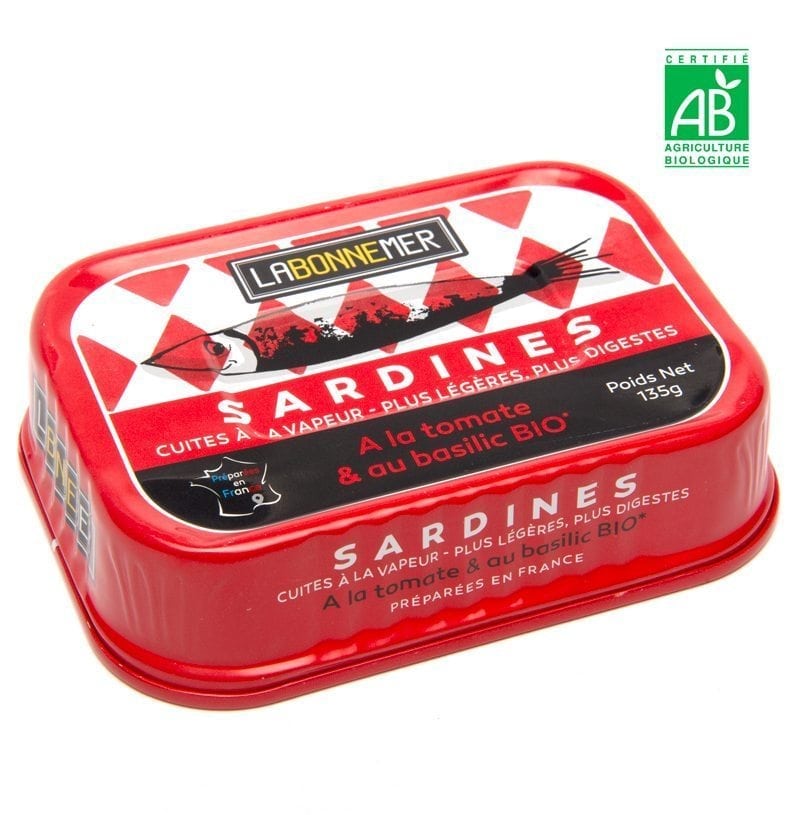 sardine tomate basilic bio