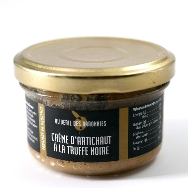 crème artichaut truffe noire de Provence