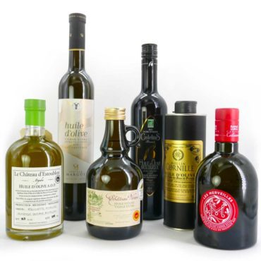 Collection d'huiles d'olive de prestige